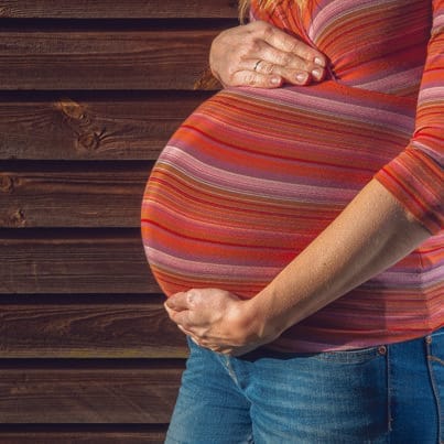 Hands off my pregnant belly