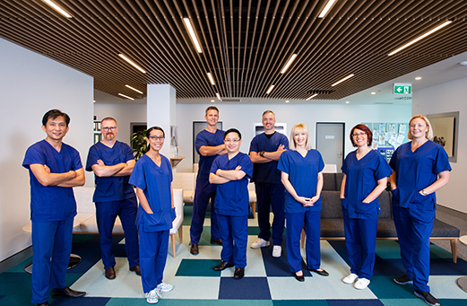 gog in surgical scrubs